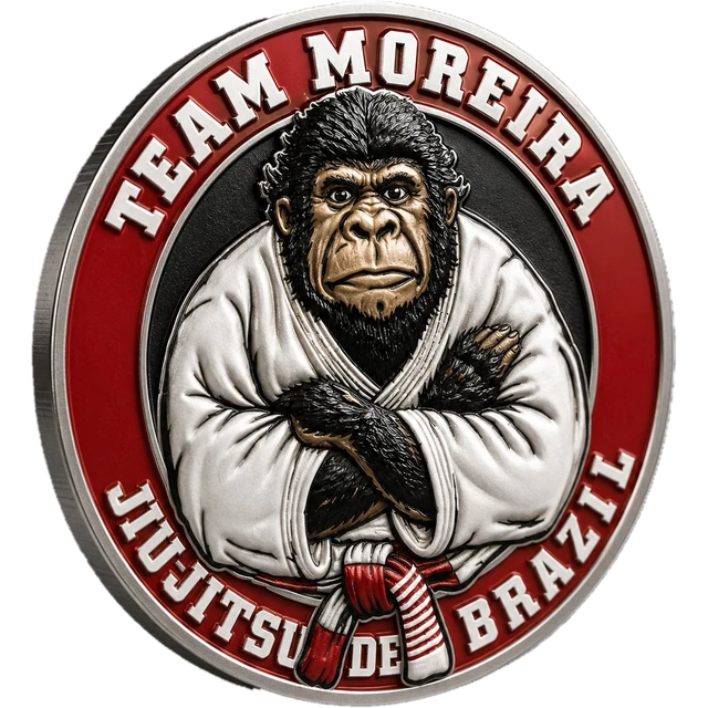 Team Moreira Jiu-Jitsu de Brazil challenge coin