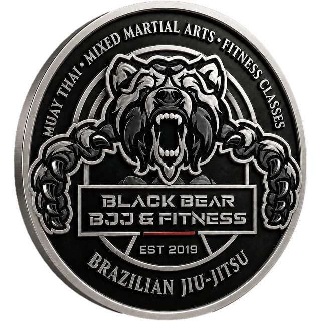 Black Bear BJJ & Fitness challenge coin